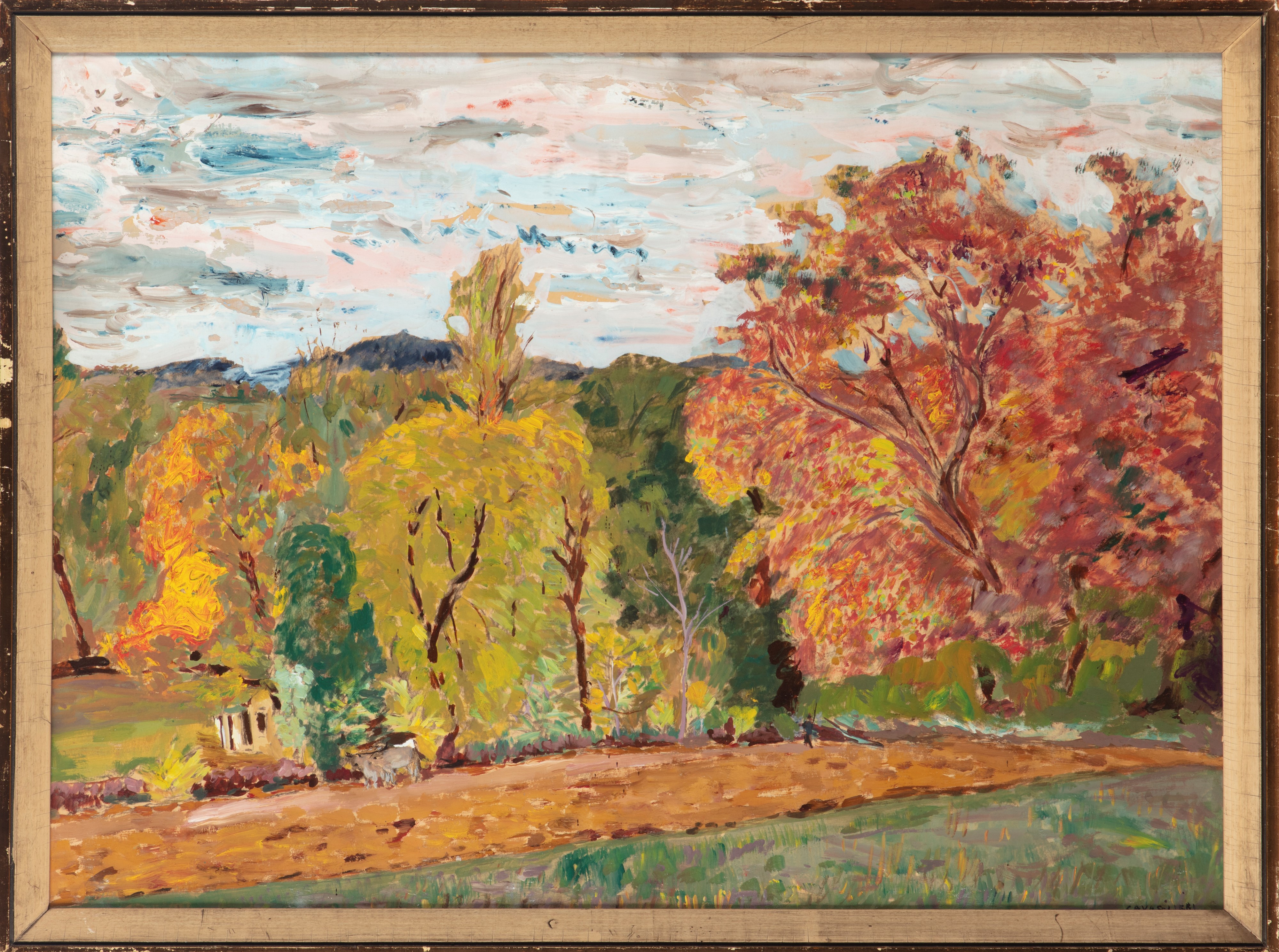 Mario Cavaglieri - Alberi in Autunno