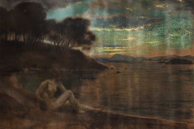 Bagnante al Tramonto