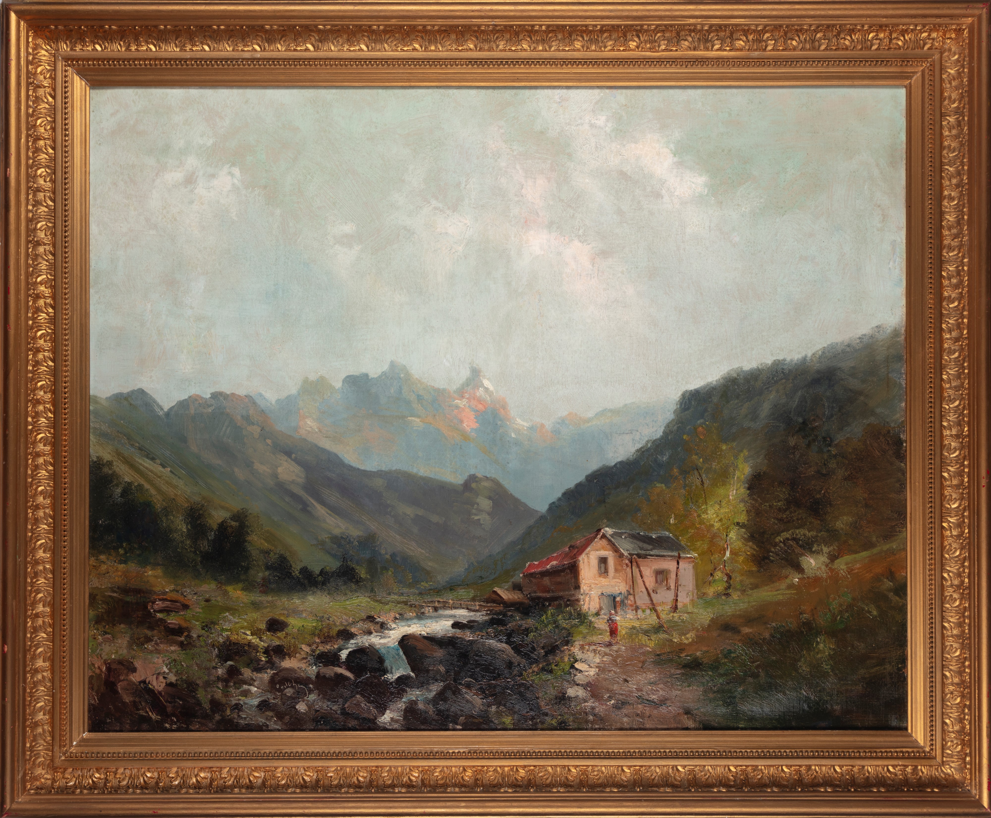 Emile Godchaux - Paesaggio Alpino