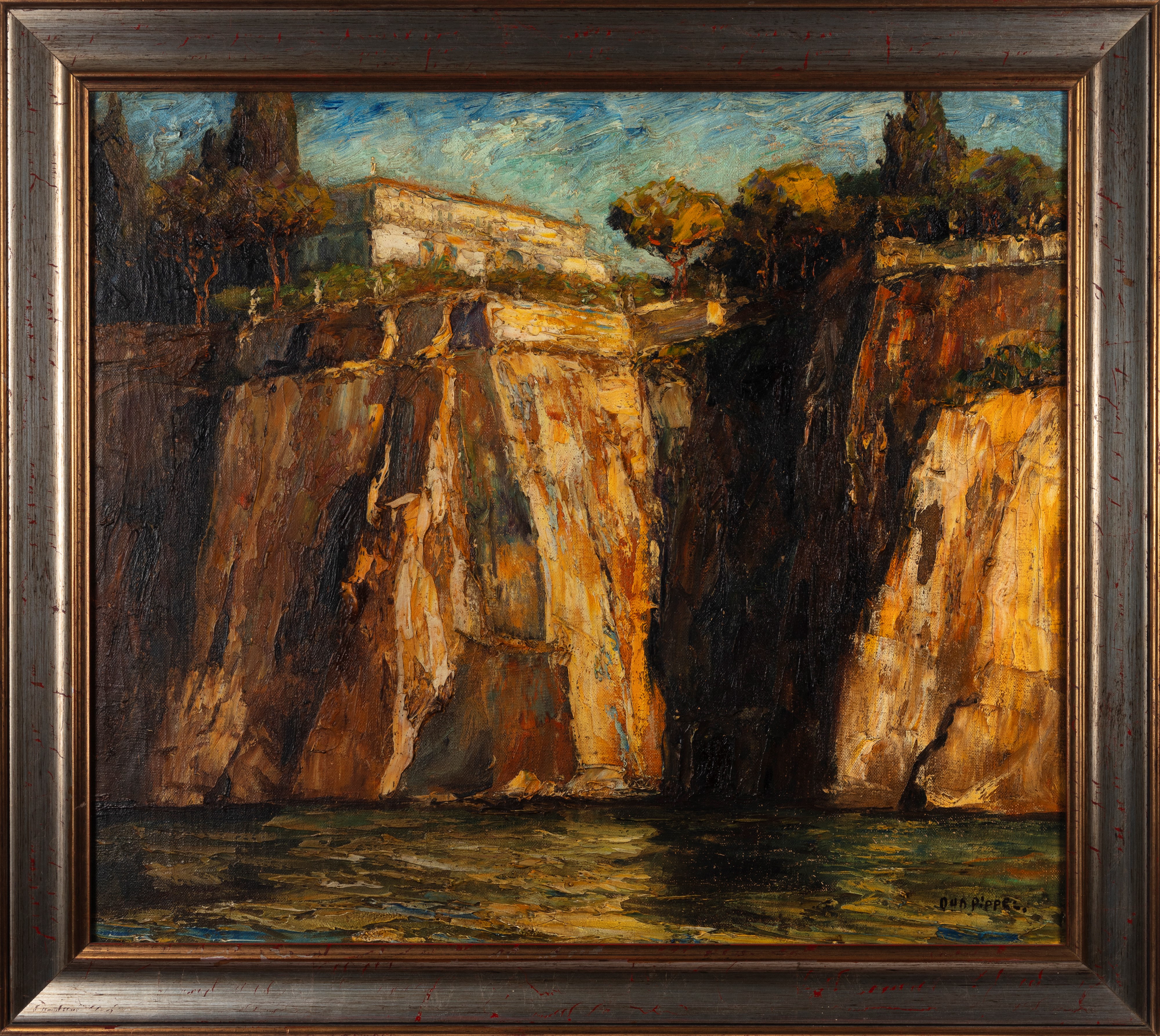 Otto Pippel - Sorrento, Scogliera a Picco