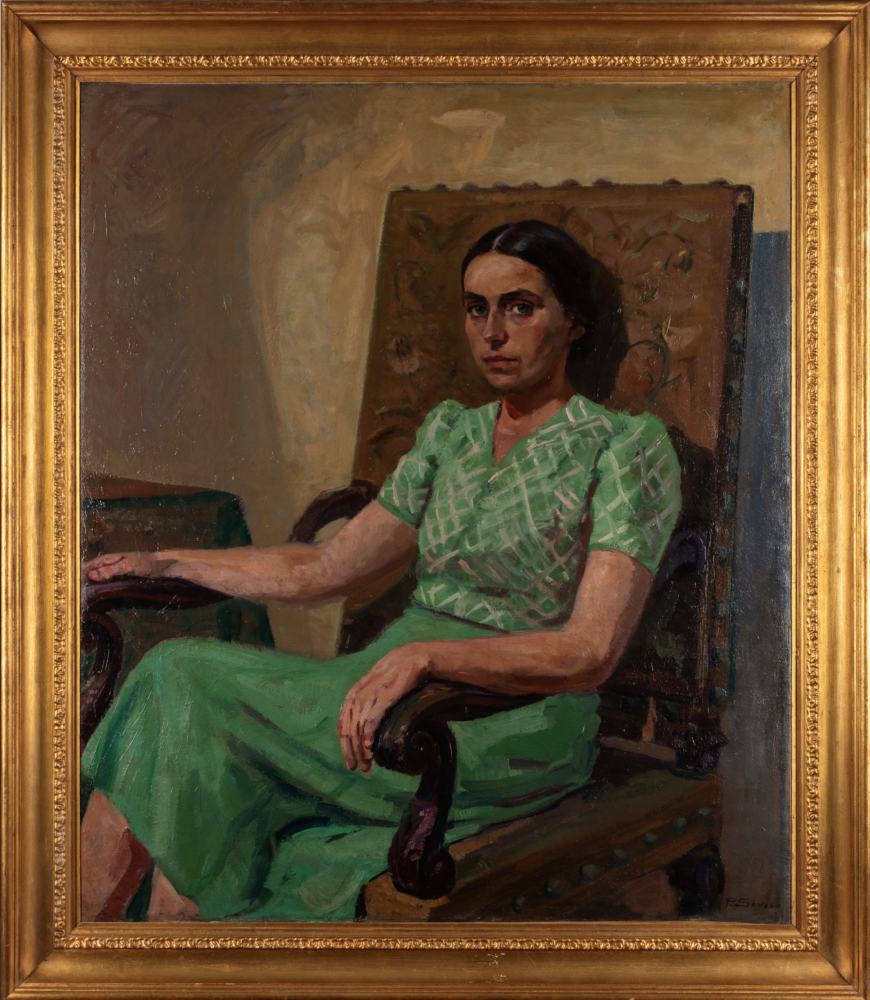 Pompilio Seveso - Donna in Verde