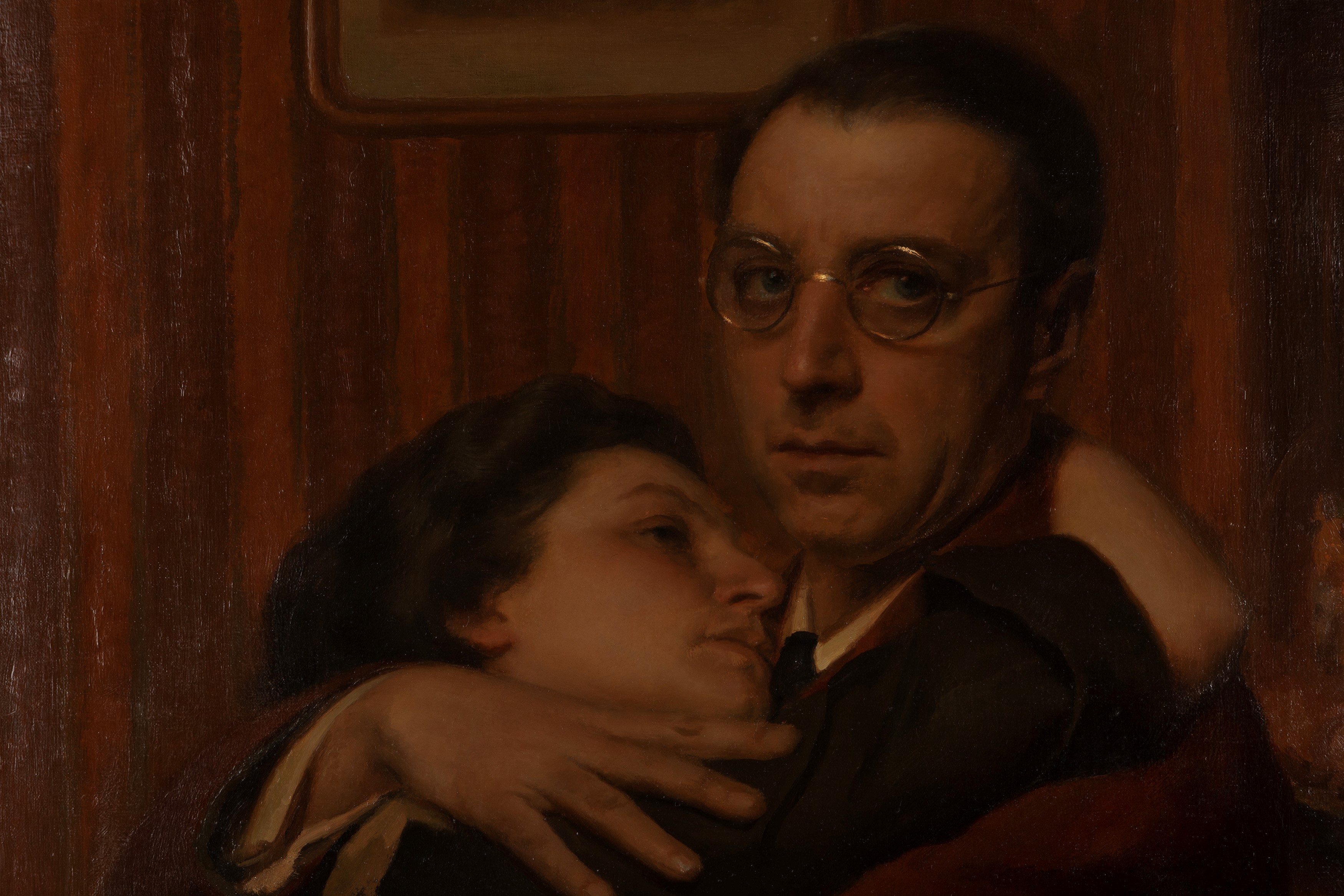 Alfredo Protti - Autoritratto con la Moglie