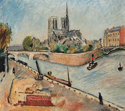 Parigi, Vista con Notre-dame