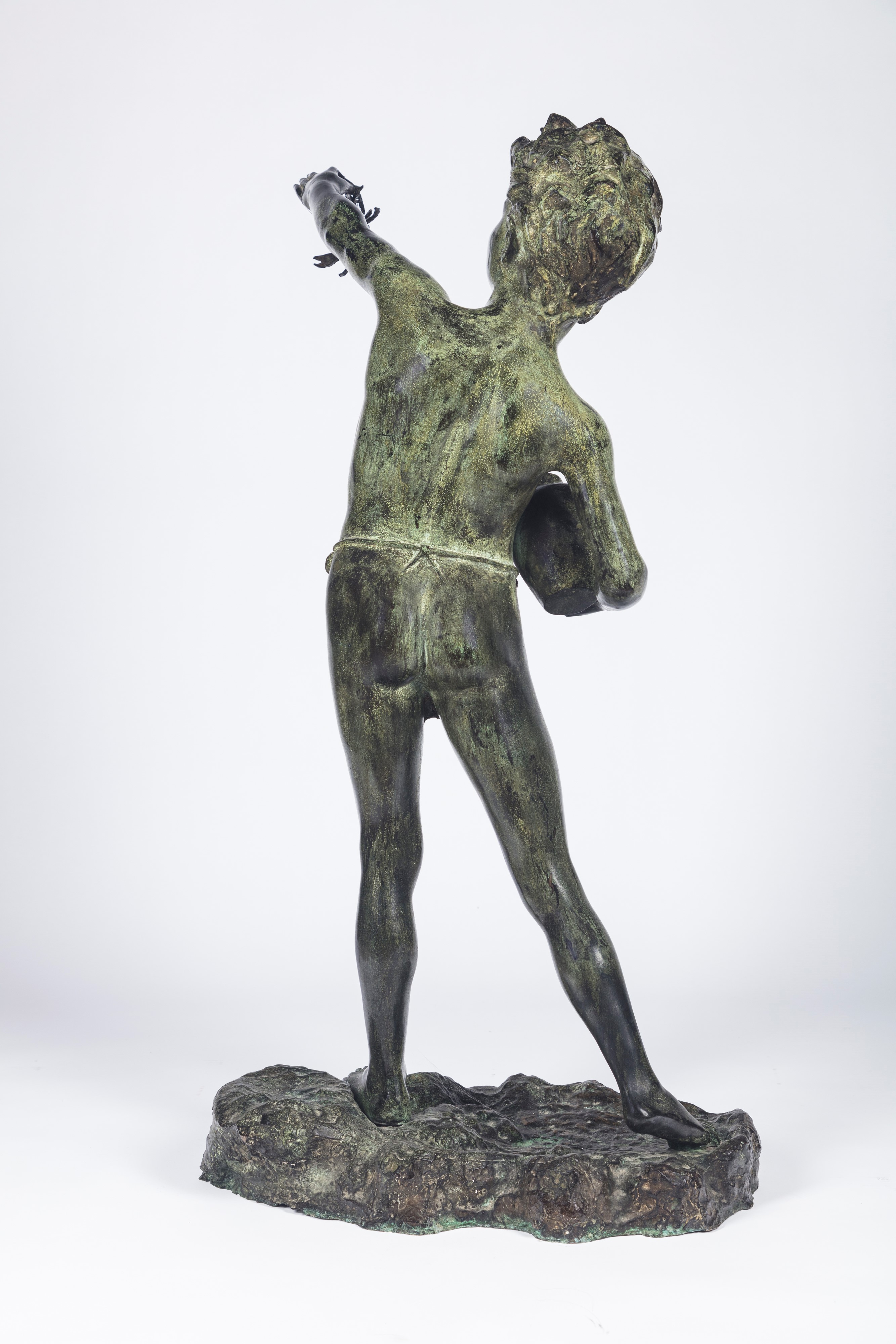 Giovanni De Martino - Pescatorello, scultura in bronzo