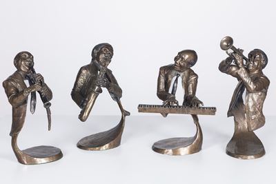 Concerto Jazz - Quattro multipli in bronzo