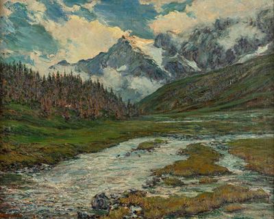 Val Vigezzo, olio su tela