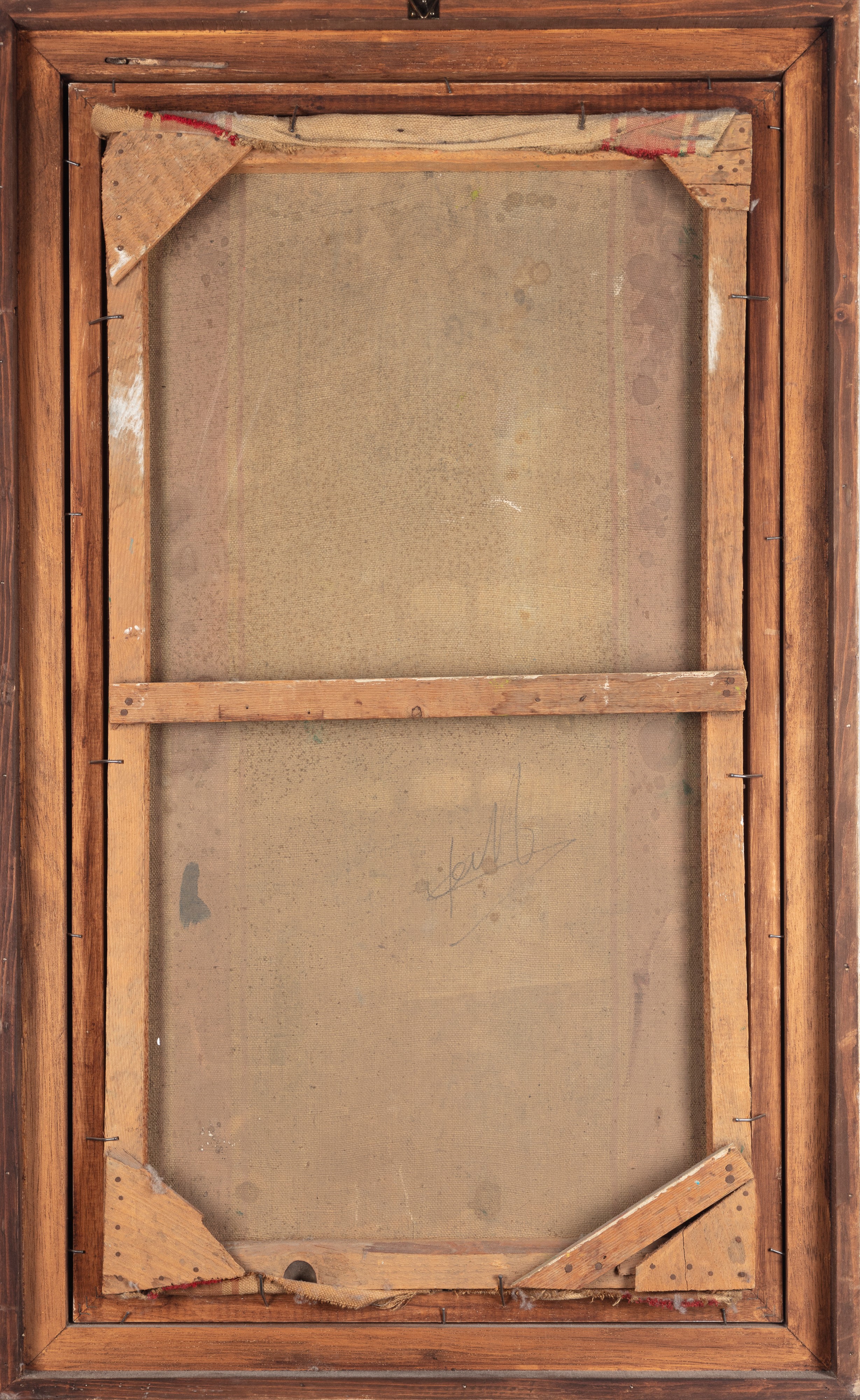 Carlo Prada - Bambina, olio su tela, 77 x 42 cm