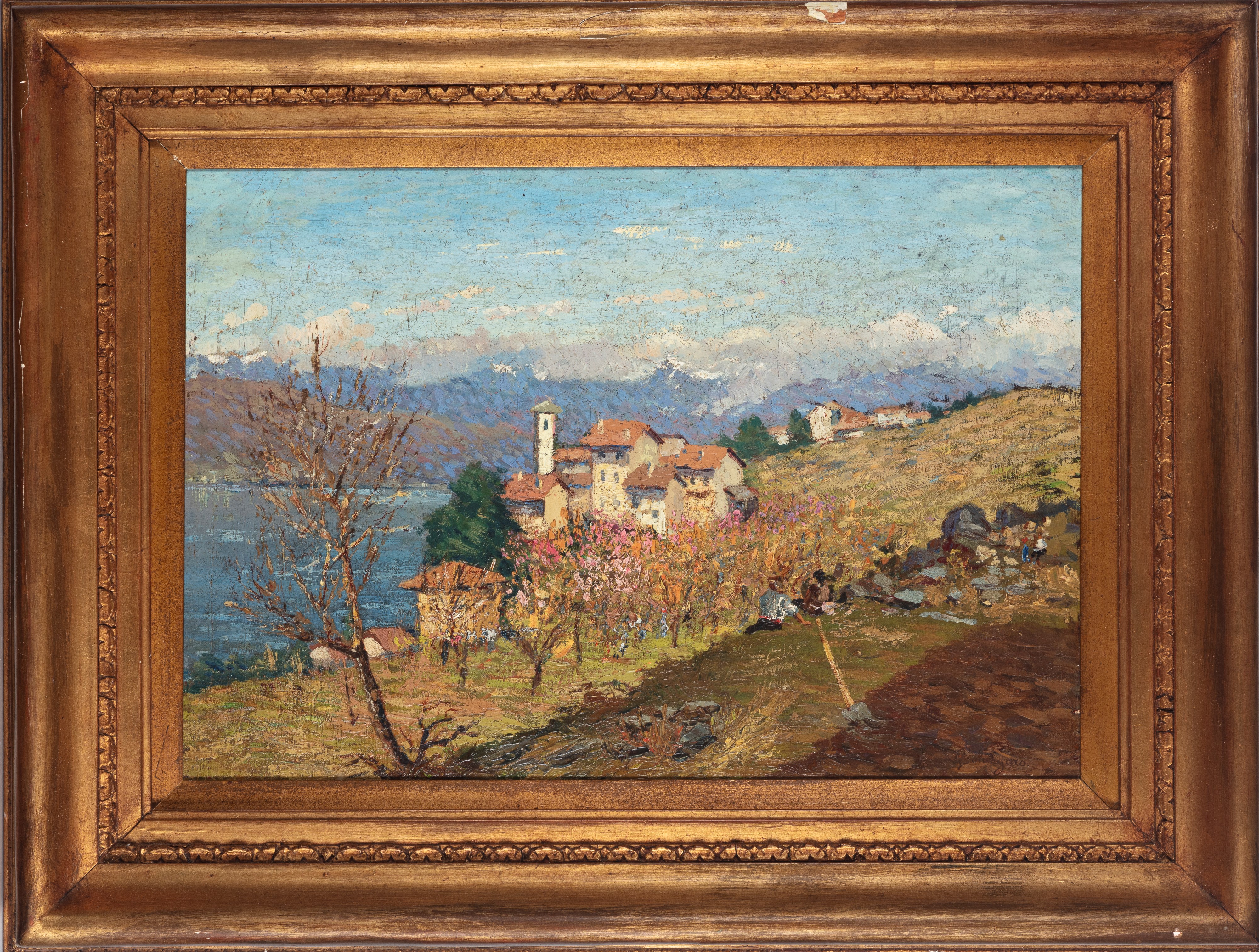 Luigi Bolongaro - Scorcio del Lago Maggiore
