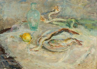 Natura morta, olio su tela