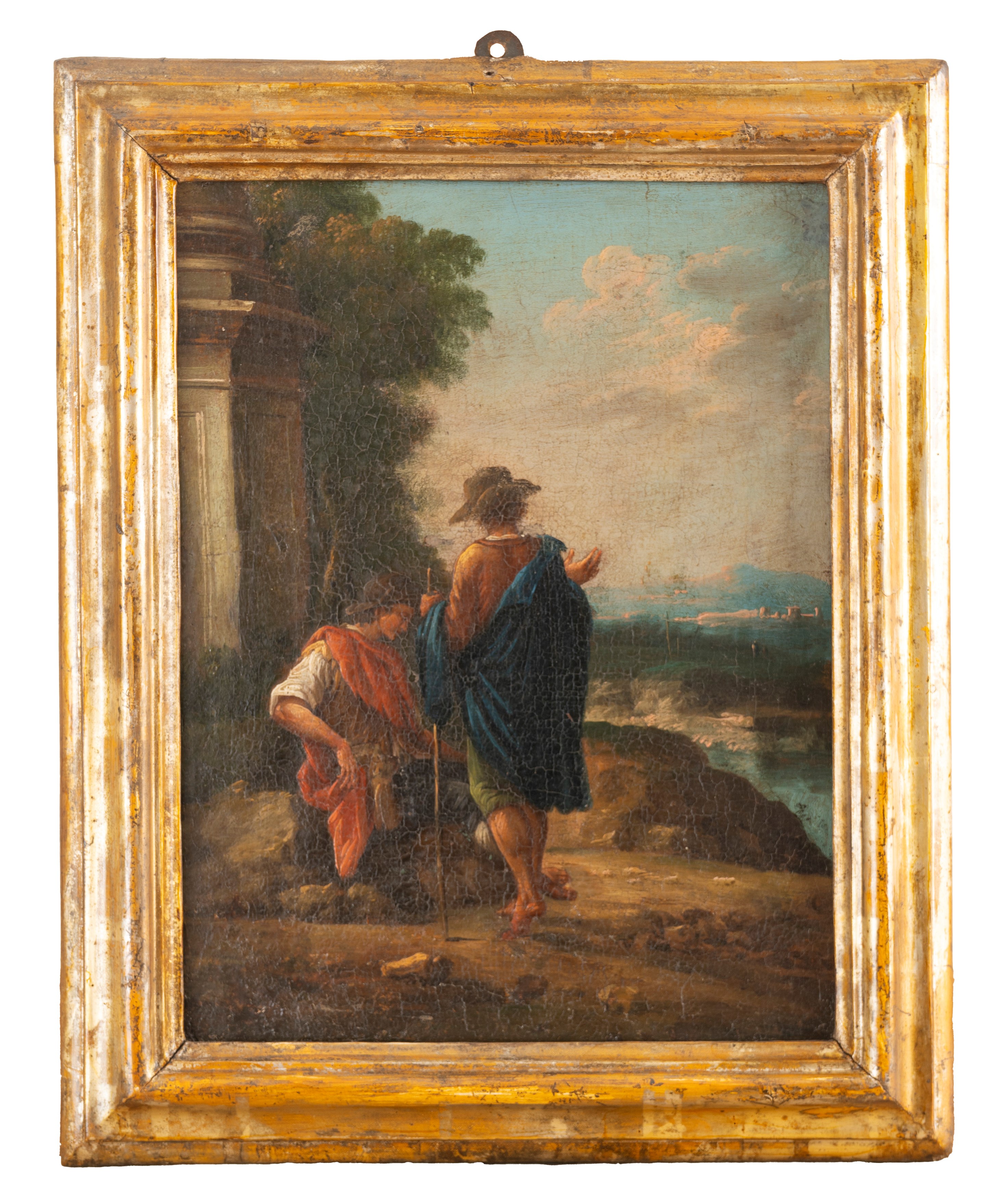 Paesaggi arcadici con figure