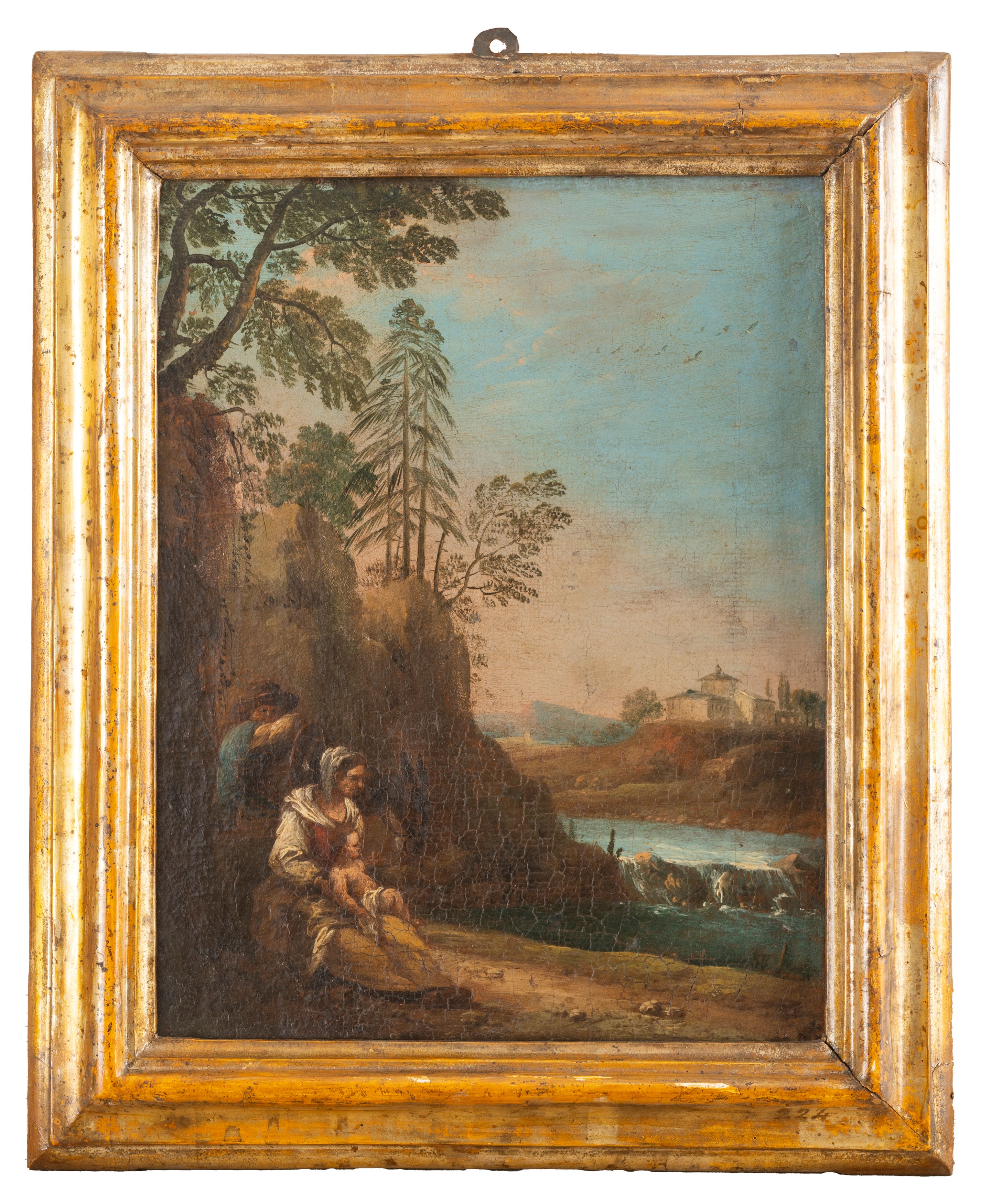 Paesaggi arcadici con figure