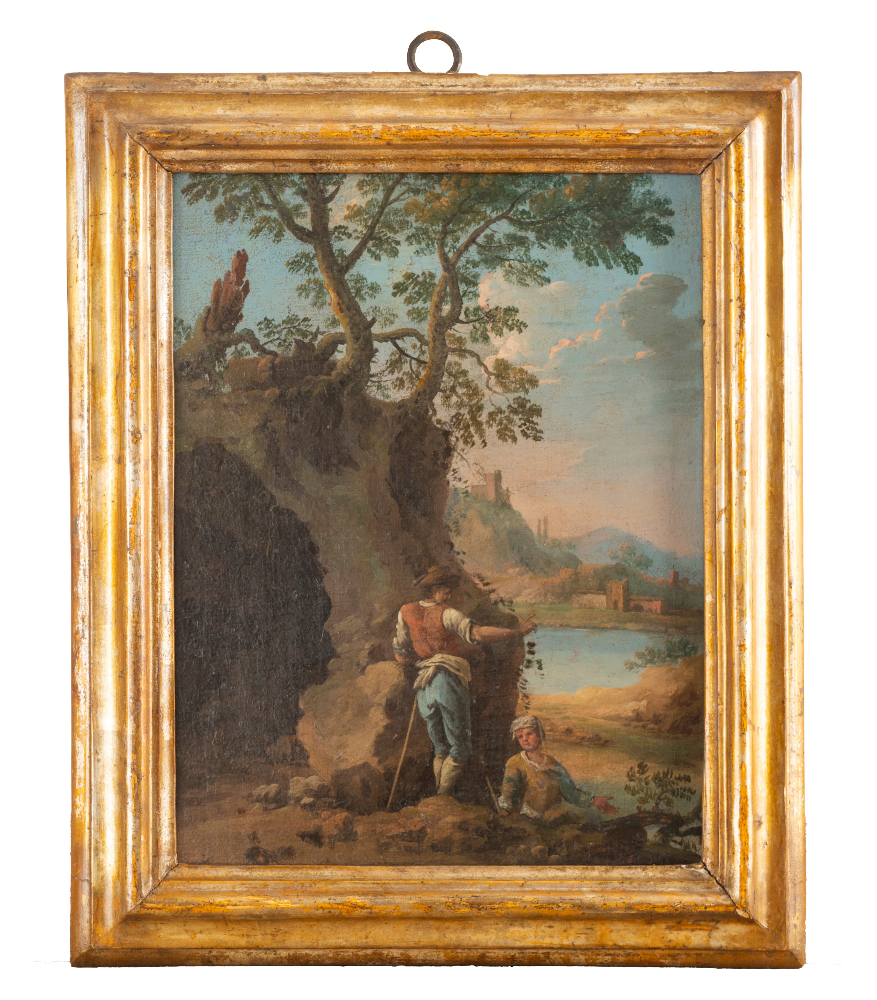 Paesaggi arcadici con figure