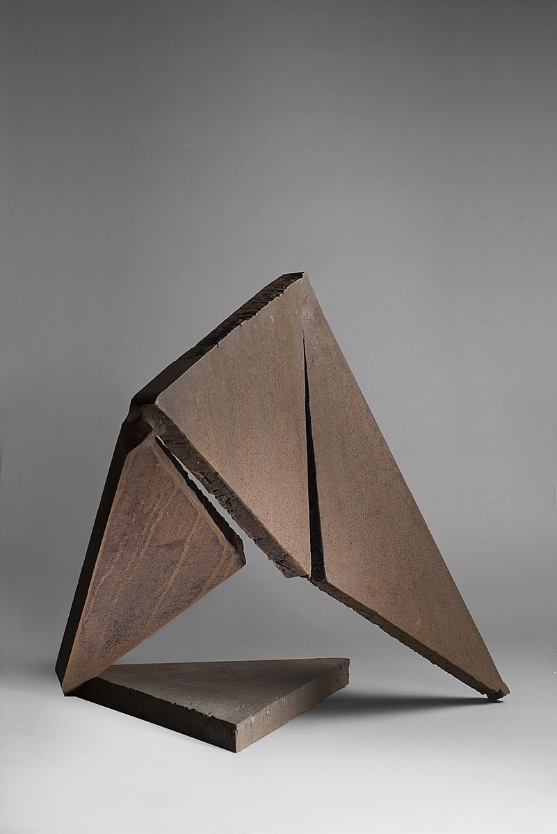 Giuseppe Spagnulo - Ferro spezzato, 1974, ferro, 100 x 100 x 9 cm
