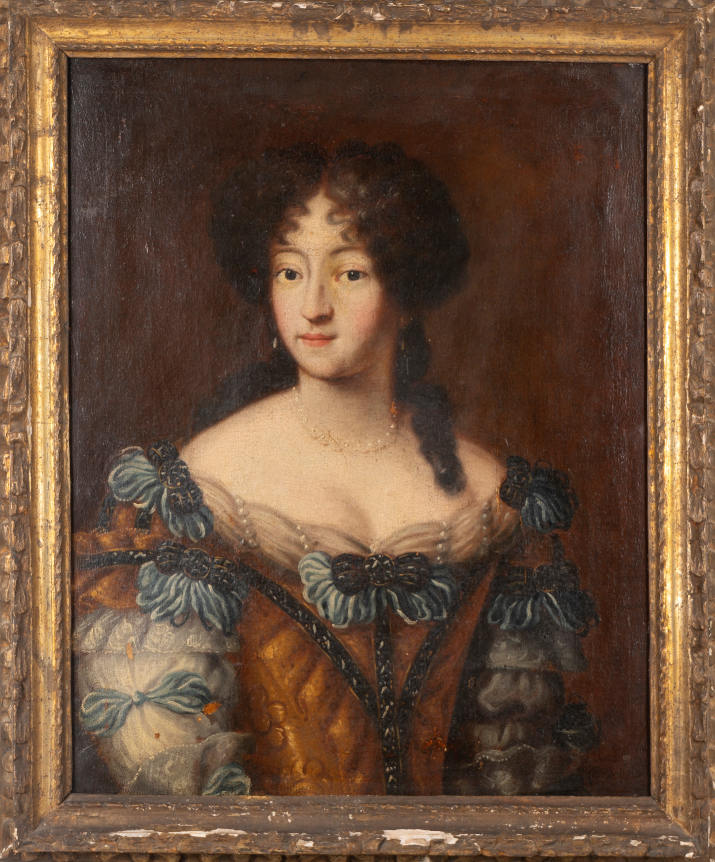 Ritratto di gentildonna in abiti eleganti (probabilmente Maria Mancini)