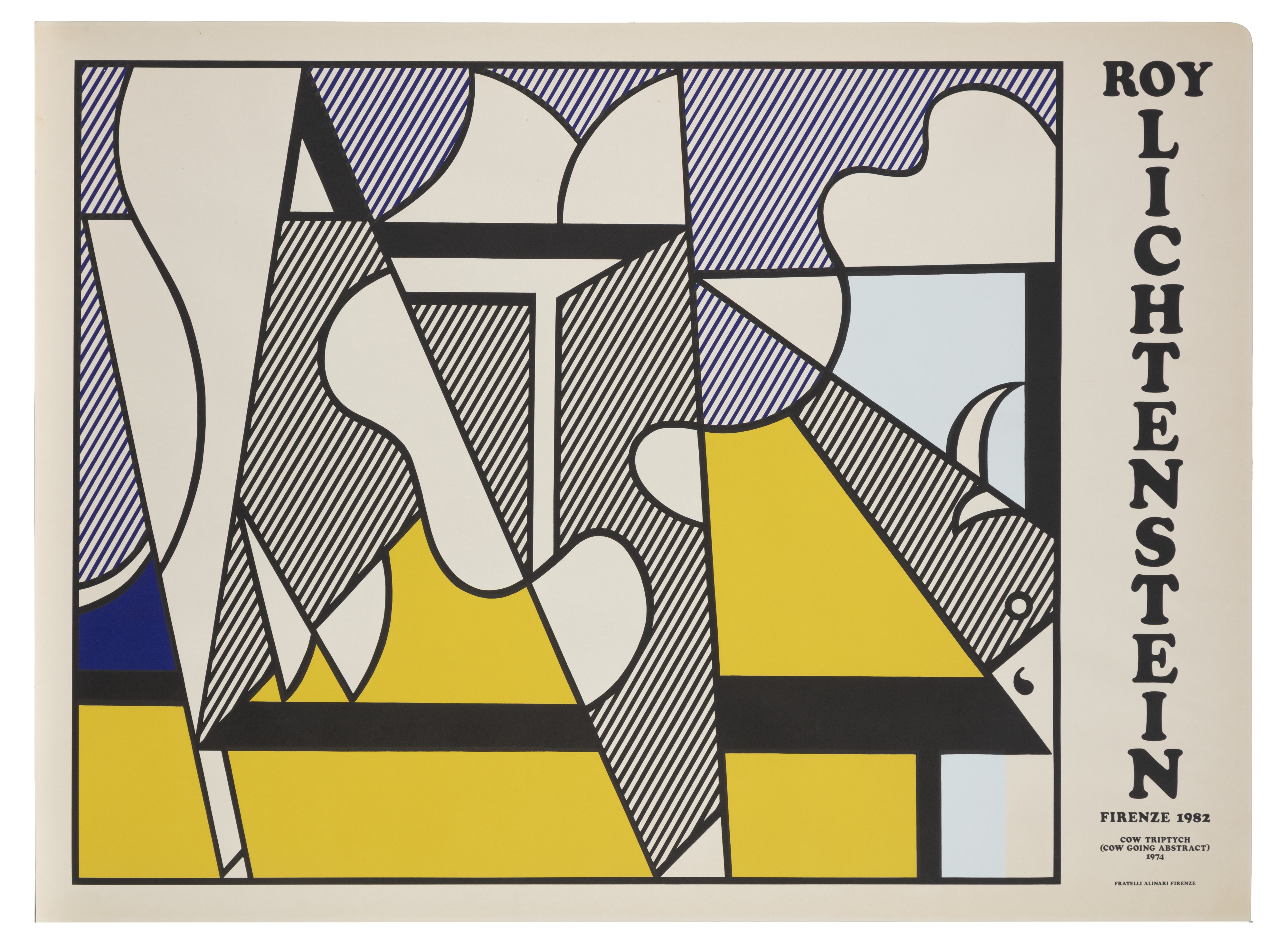 Cow Triptych (Cow Going Abstract)