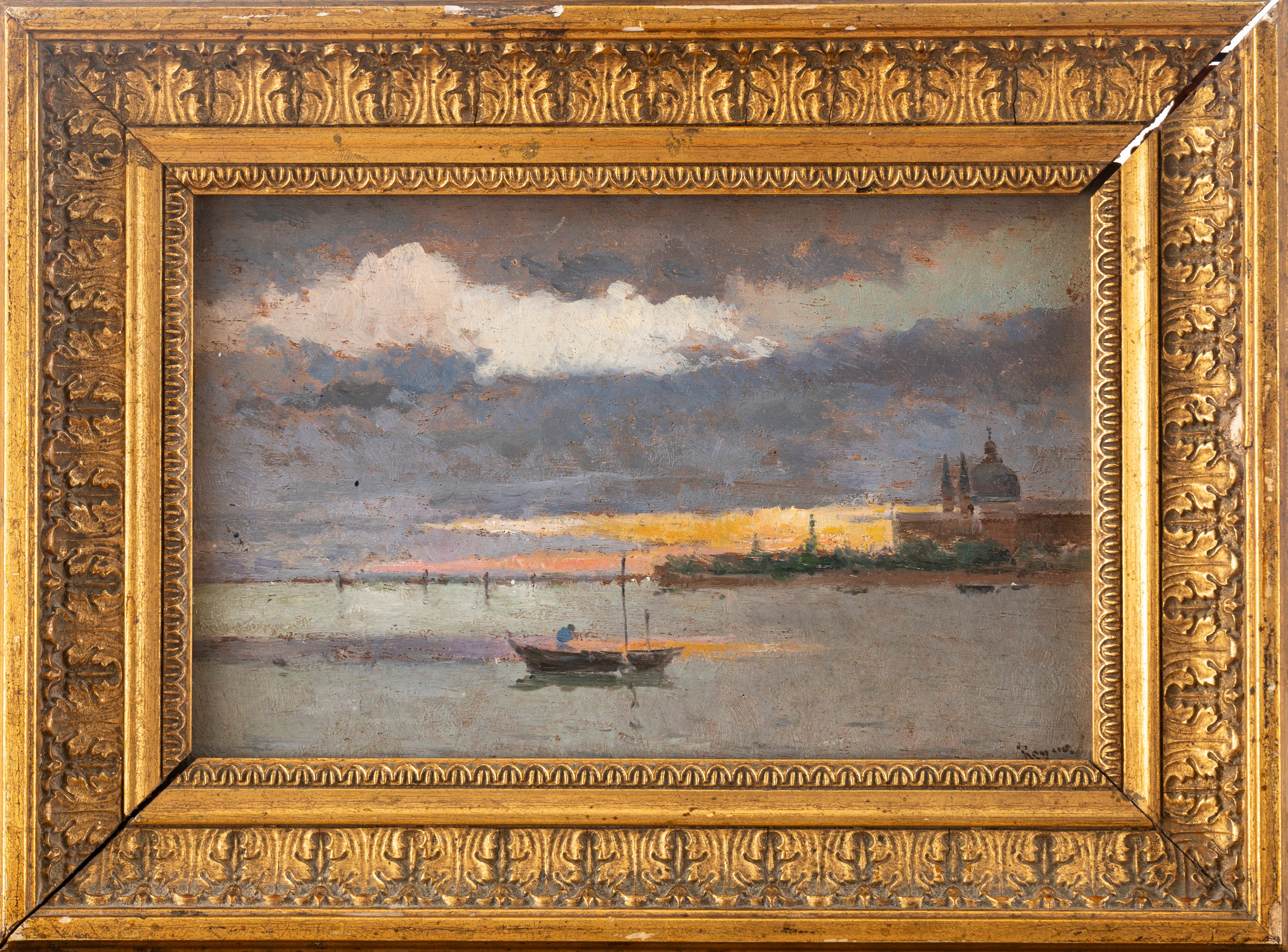 Antonio Reyna Manescau - Due Vedute di Venezia