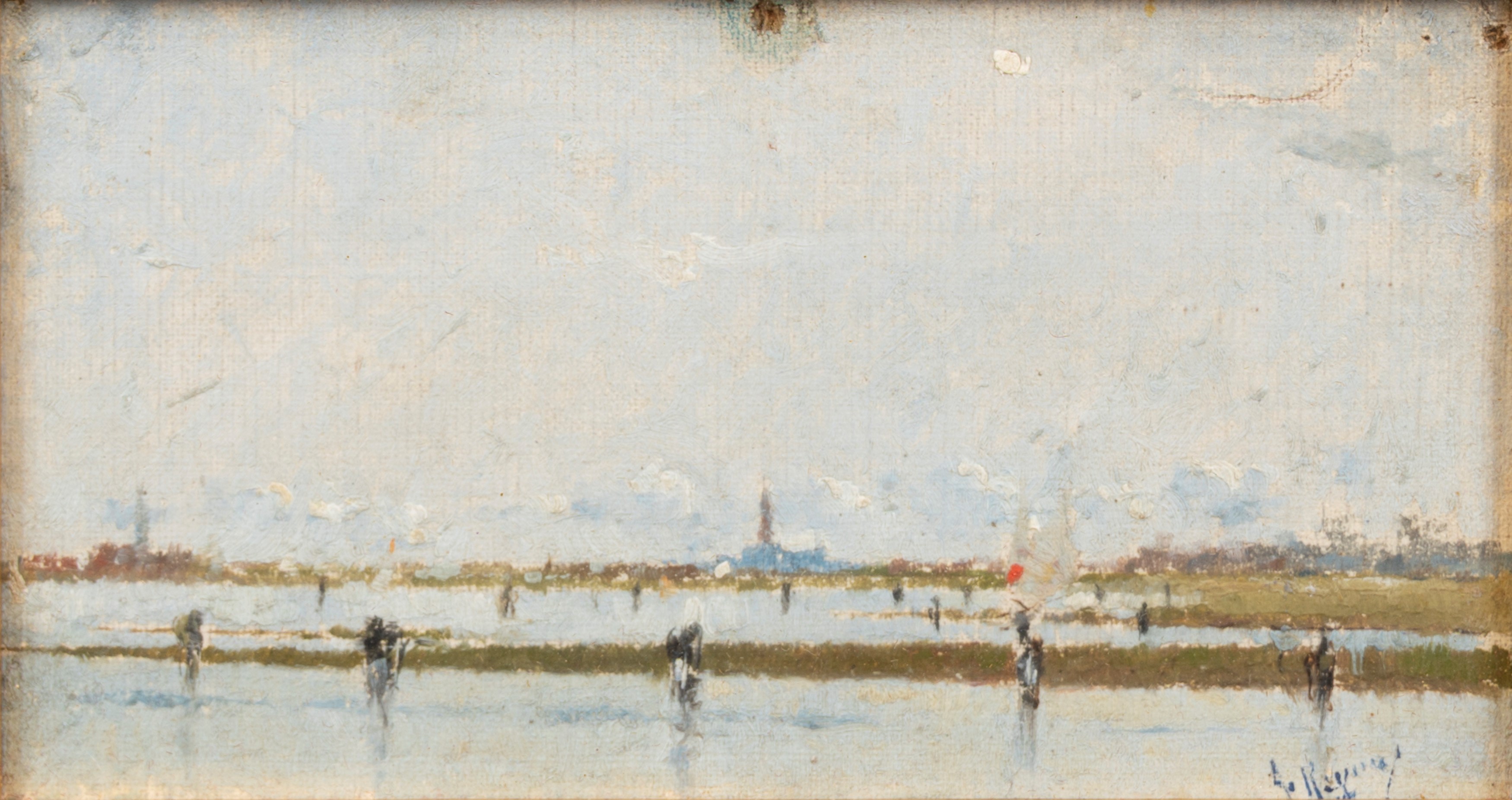 Antonio Reyna Manescau - Due Vedute di Venezia