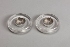 Pair of candle holders