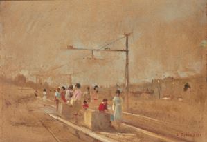 Felisari Enrico - At the station