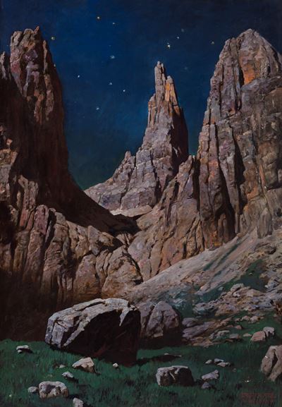 Dolomiti, Cielo Stellato sul Gruppo del Catinaccio
