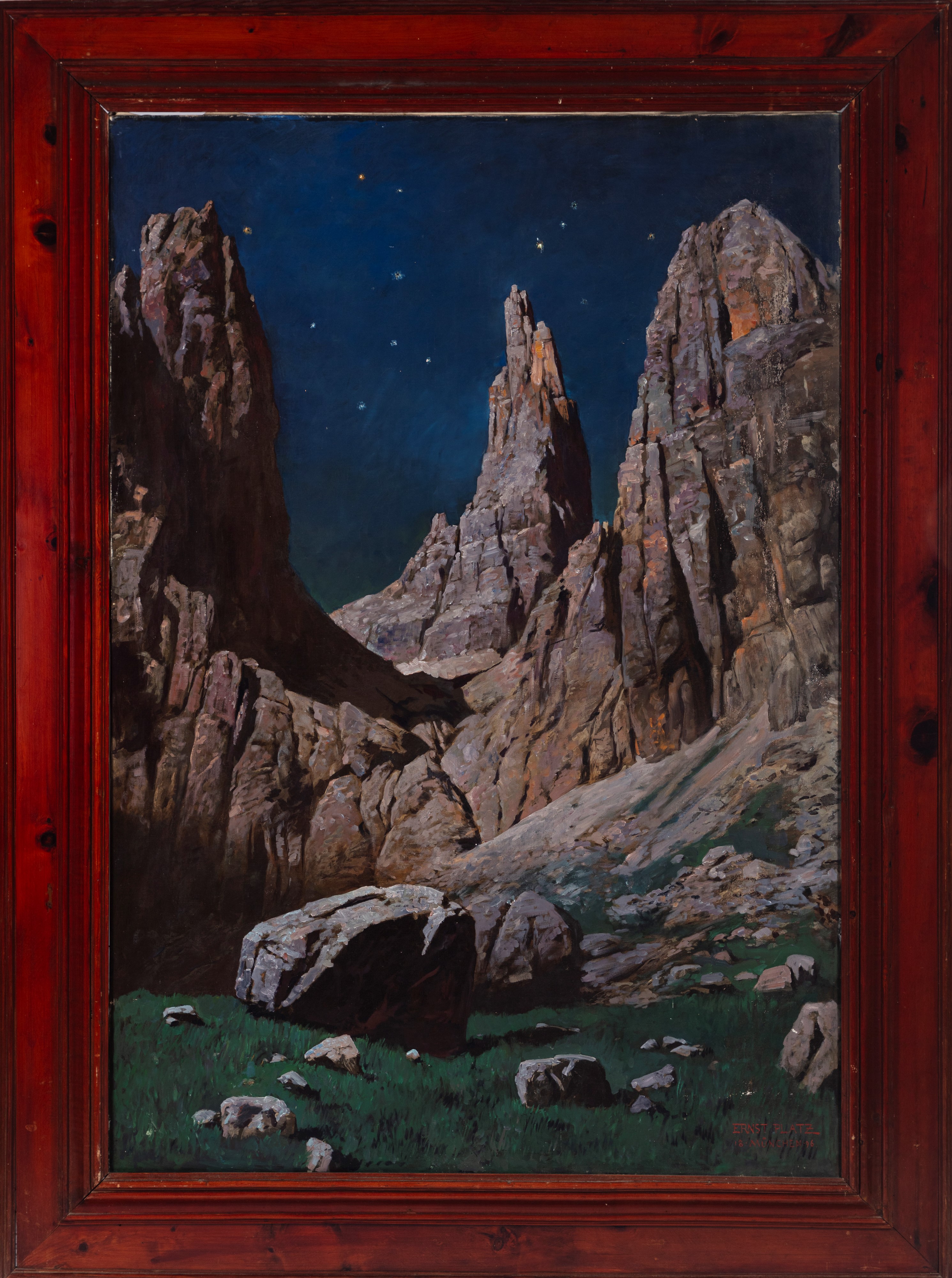 Ernst Platz - Dolomiti, Cielo Stellato sul Gruppo del Catinaccio