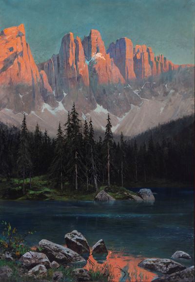 Dolomiti, Tramonto sul Gruppo del Catinaccio