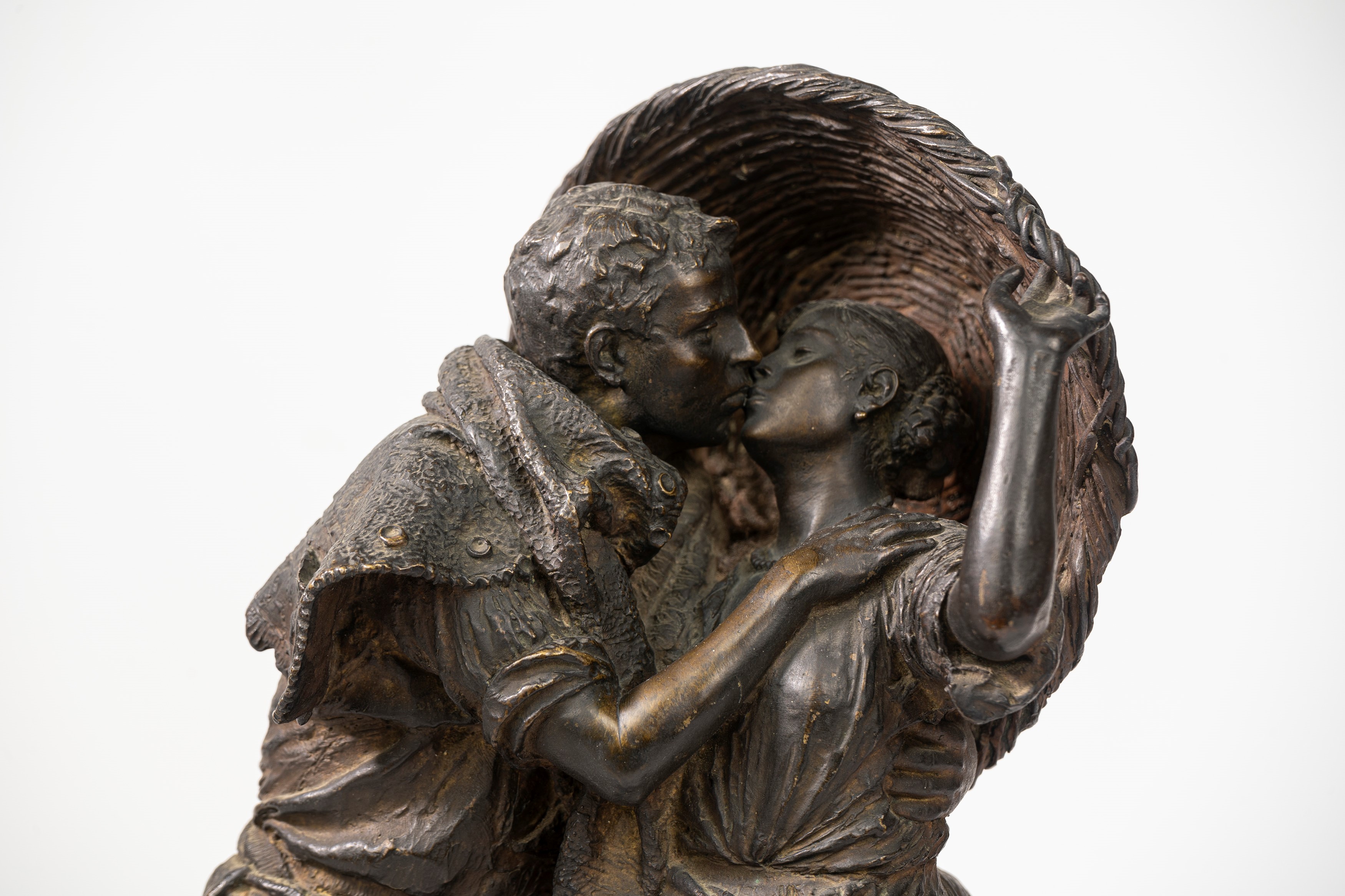 Costantino Barbella - Soli! (scultura in bronzo su base in marmo nero)