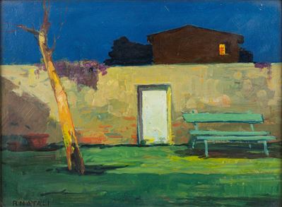 Attesa - olio su masonite