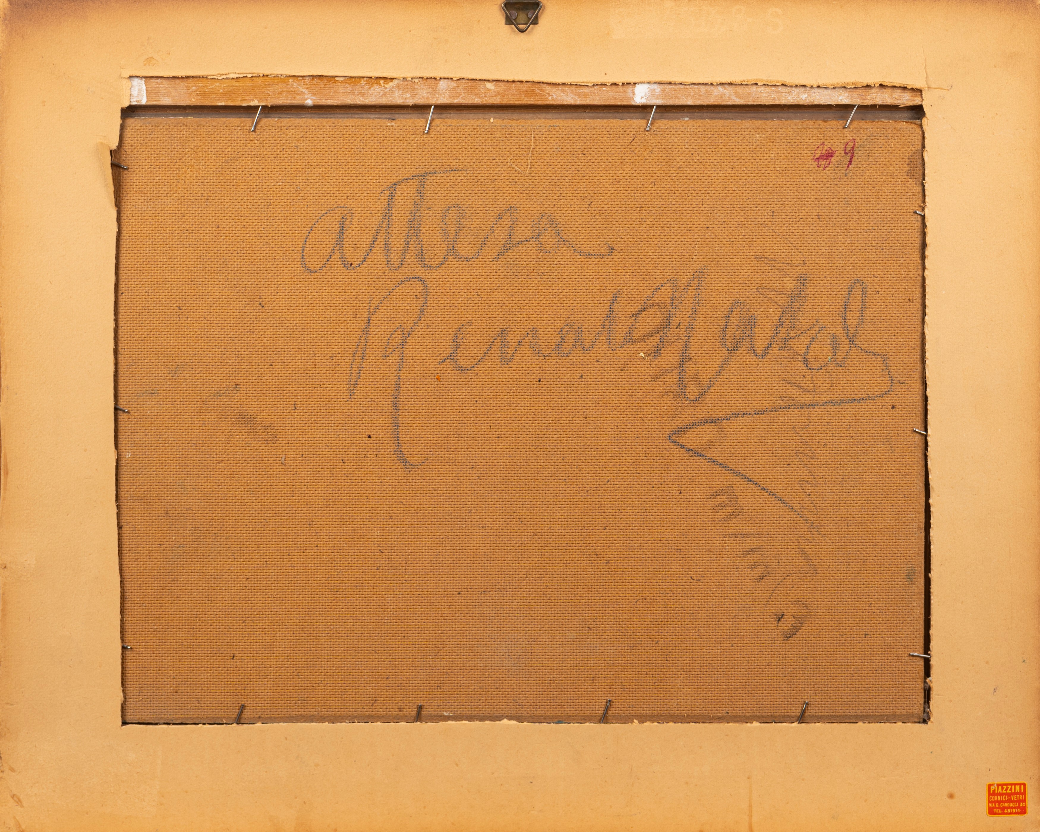 Renato Natali - Attesa - olio su masonite