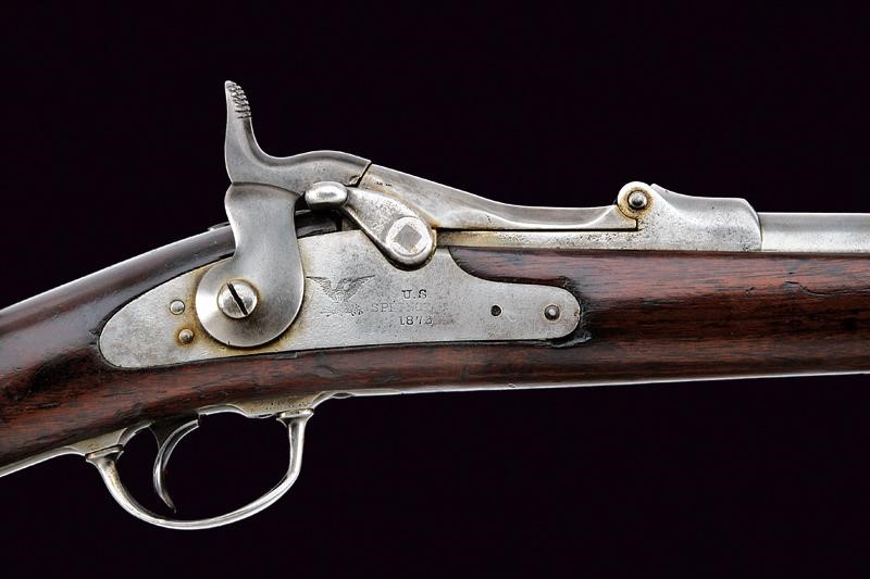 Raro e Interessante Model 1873 Trapdoor Carbine "custer Range"