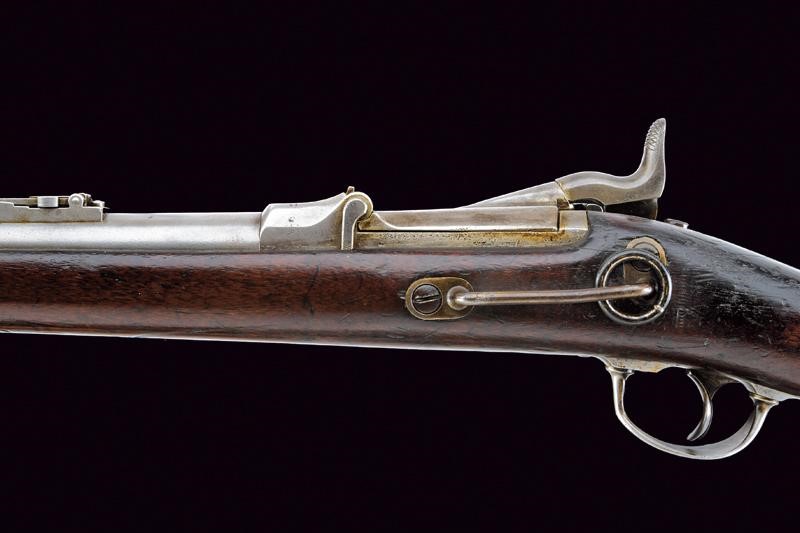 Raro e interessante Model 1873 Trapdoor Carbine "Custer Range"