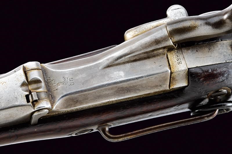 Raro e interessante Model 1873 Trapdoor Carbine "Custer Range"