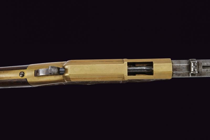 Interessante e raro Brass Frame Henry Rifle