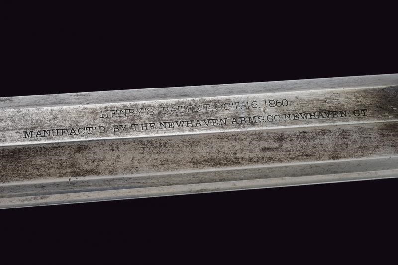 Interessante e raro Brass Frame Henry Rifle