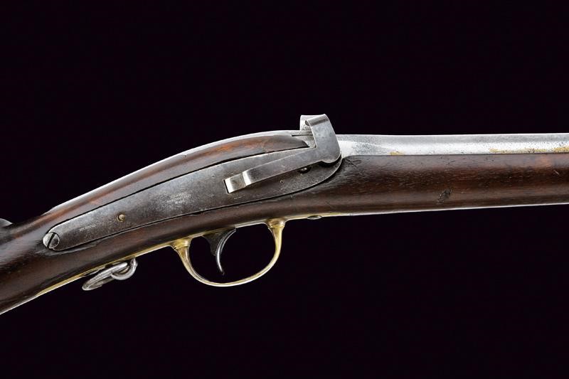 Rara carabina Jenks con timbri militari