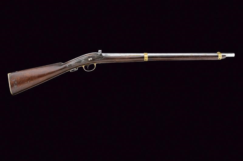 Rara carabina Jenks con timbri militari