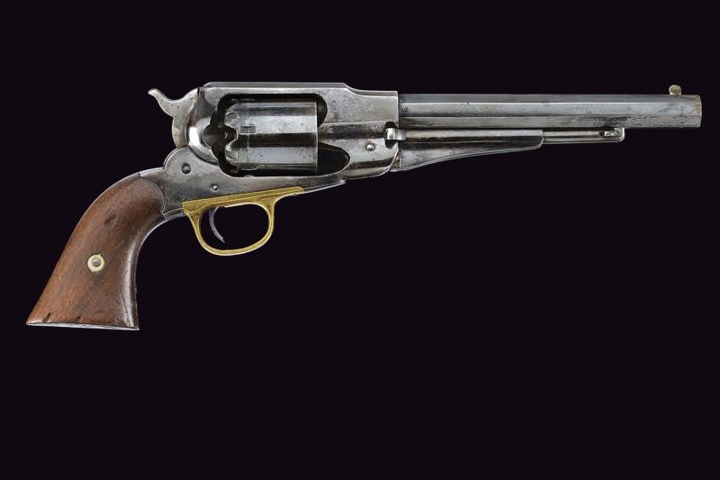 Remington New Model Army Revolver con Timbri D'ispezione Militare
