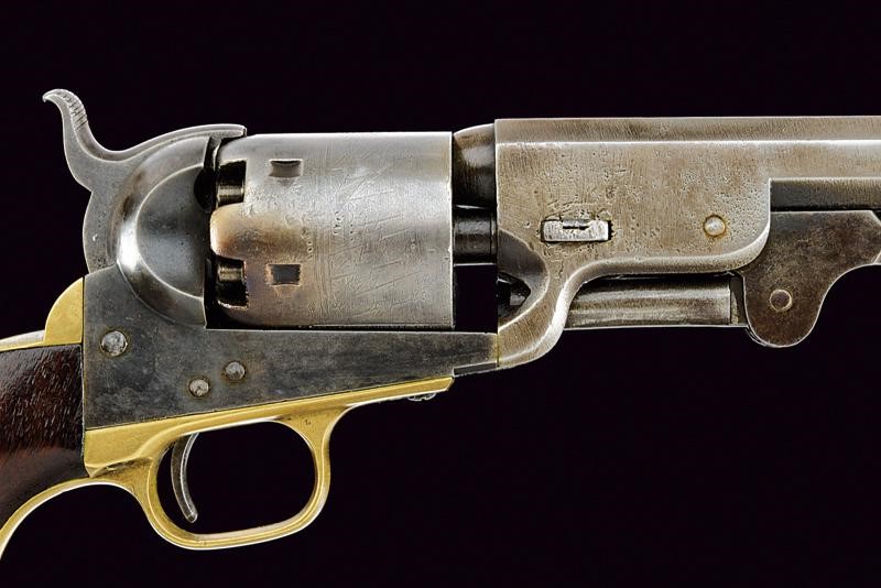 Colt Model 1851 Navy Revolver con marchi militari