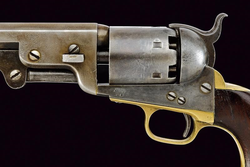 Colt Model 1851 Navy Revolver con marchi militari