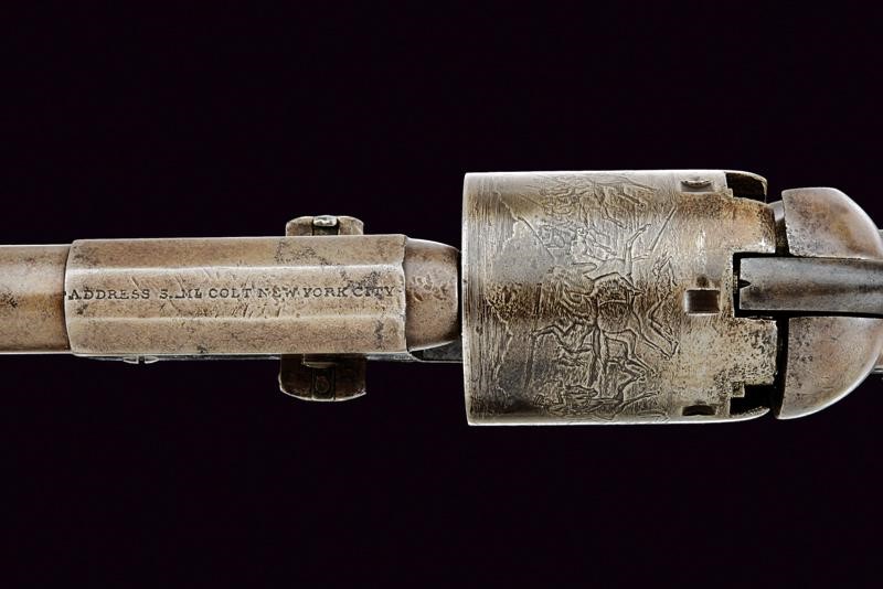 Colt Third Model Dragoon Revolver con Marchi Militari