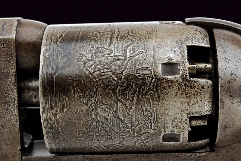 Colt Third Model Dragoon Revolver con Marchi Militari