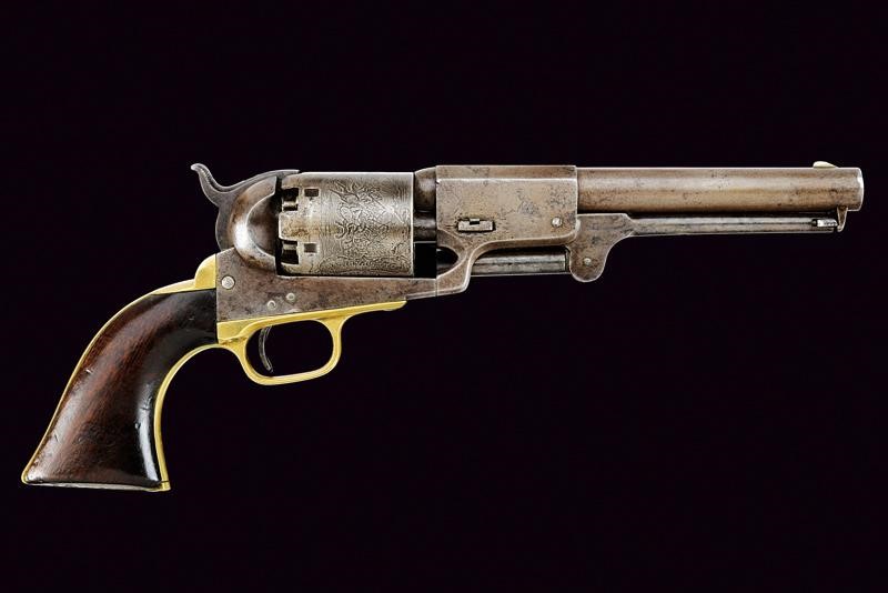 Colt Third Model Dragoon Revolver con Marchi Militari