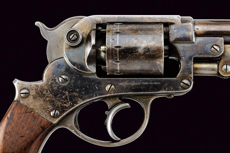 Starr Arms Co. D.A. 1858 Army Revolver con timbri militari