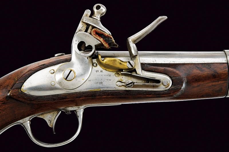 Pistola a pietra focaia d'ordinanza Mod. 1836 di R. Johnson