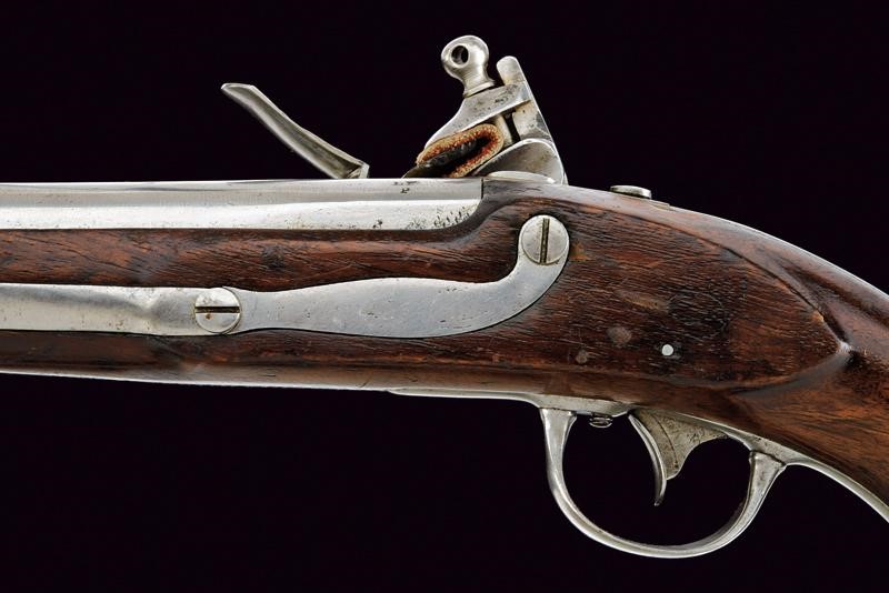 Pistola a pietra focaia d'ordinanza Mod. 1836 di R. Johnson