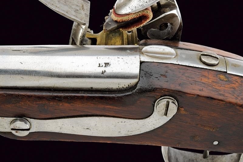 Pistola a pietra focaia d'ordinanza Mod. 1836 di R. Johnson