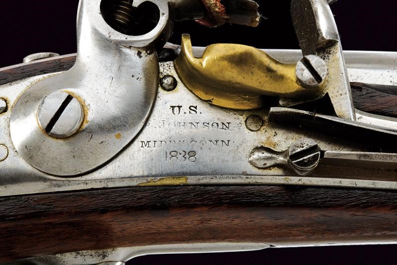 Pistola a pietra focaia d'ordinanza Mod. 1836 di R. Johnson