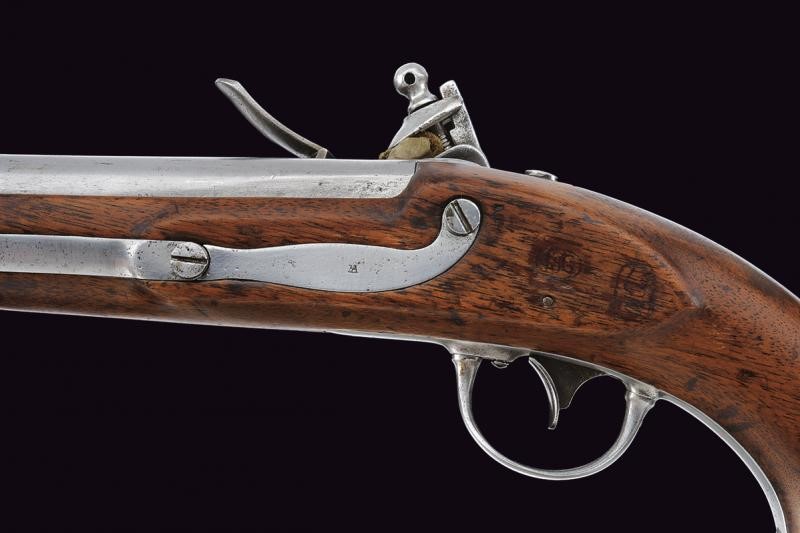 Pistola a Pietra Focaia D'ordinanza Mod. 1836 di A. Waters