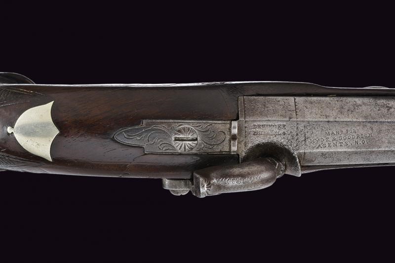 Pistola a luminello Deringer marcata Hyde & Goodrich