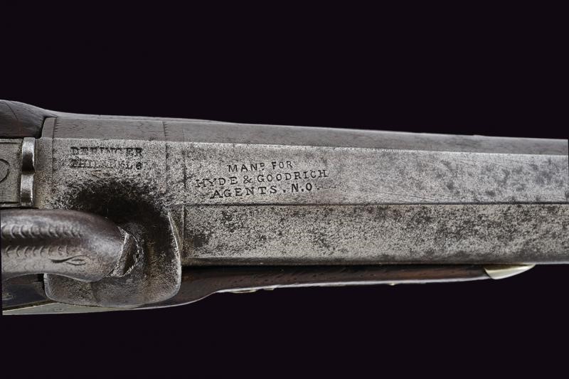 Pistola a luminello Deringer marcata Hyde & Goodrich